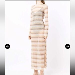 Imogene zigzag-print midi dress from SIR